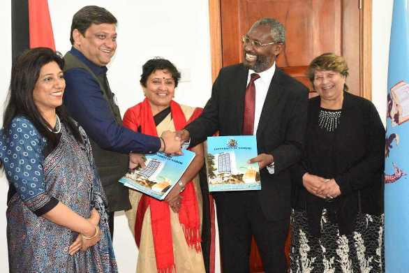 UoN signs six collaborative agreements with Indian universities.