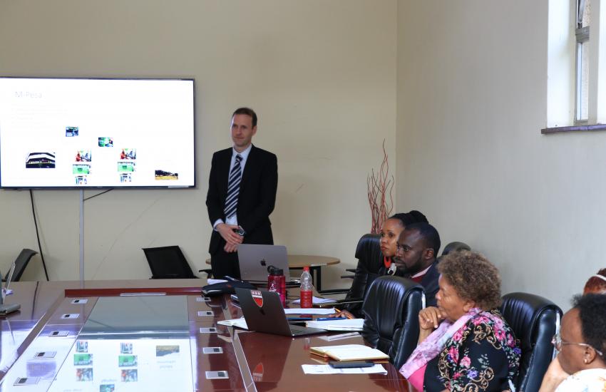 Participants during meeting
