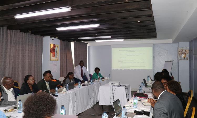 WEE Hub Researchers during training on Study Tools Prior to AGPO Data Collection Exercise