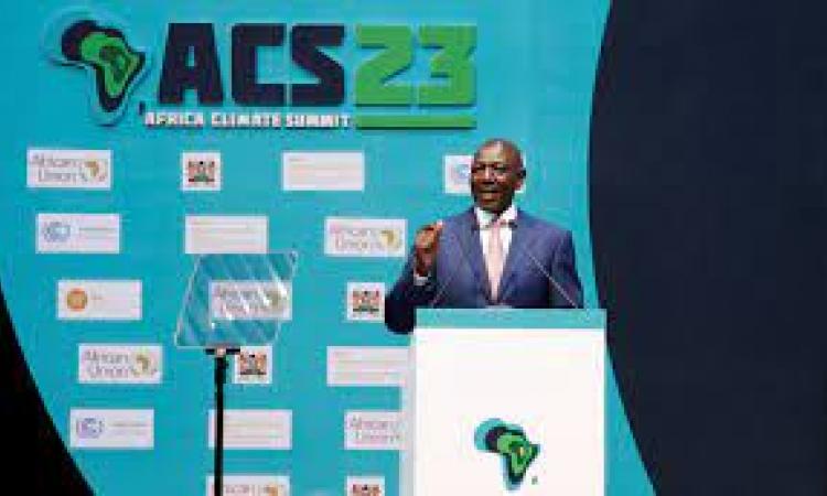 President William Ruto at Africa Climate Summit 2023