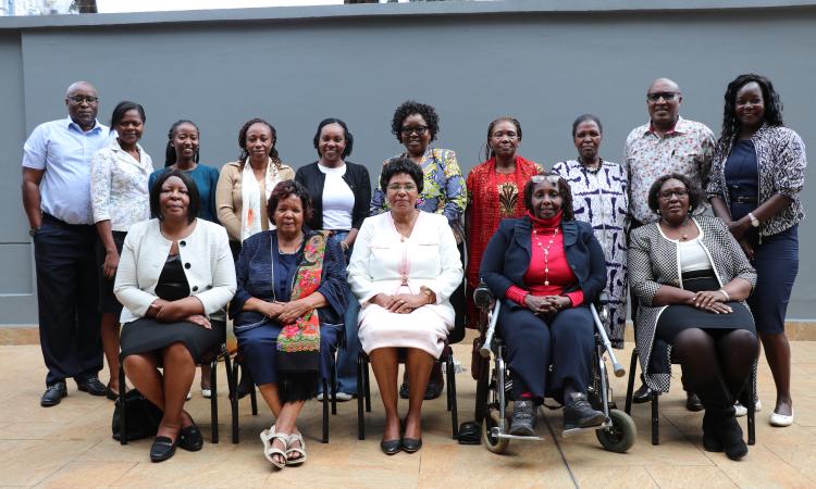 Group photo of all participants during meeting